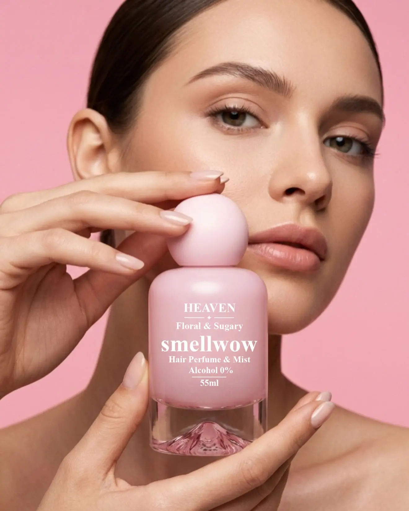 Smell wow HEAVEN Sugared Rose Hair perfume & Mist 55ml. - Image 3