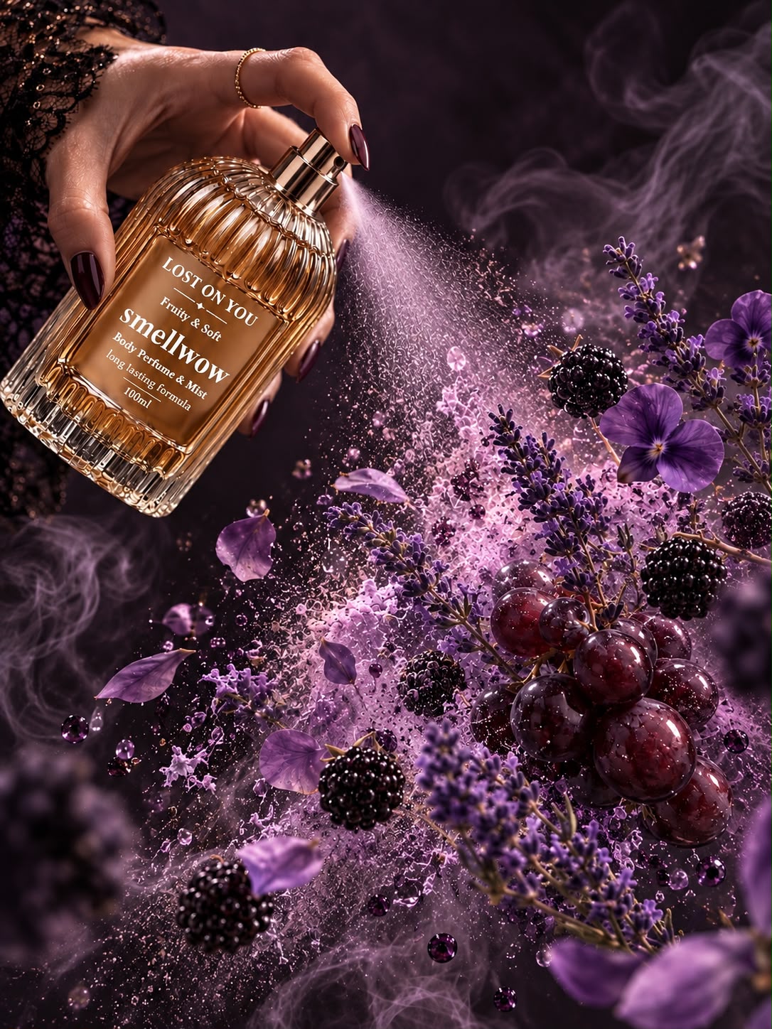 Smellwow LOST ON YOU Body Perfume & Mist Fruity & Soft 100ml.