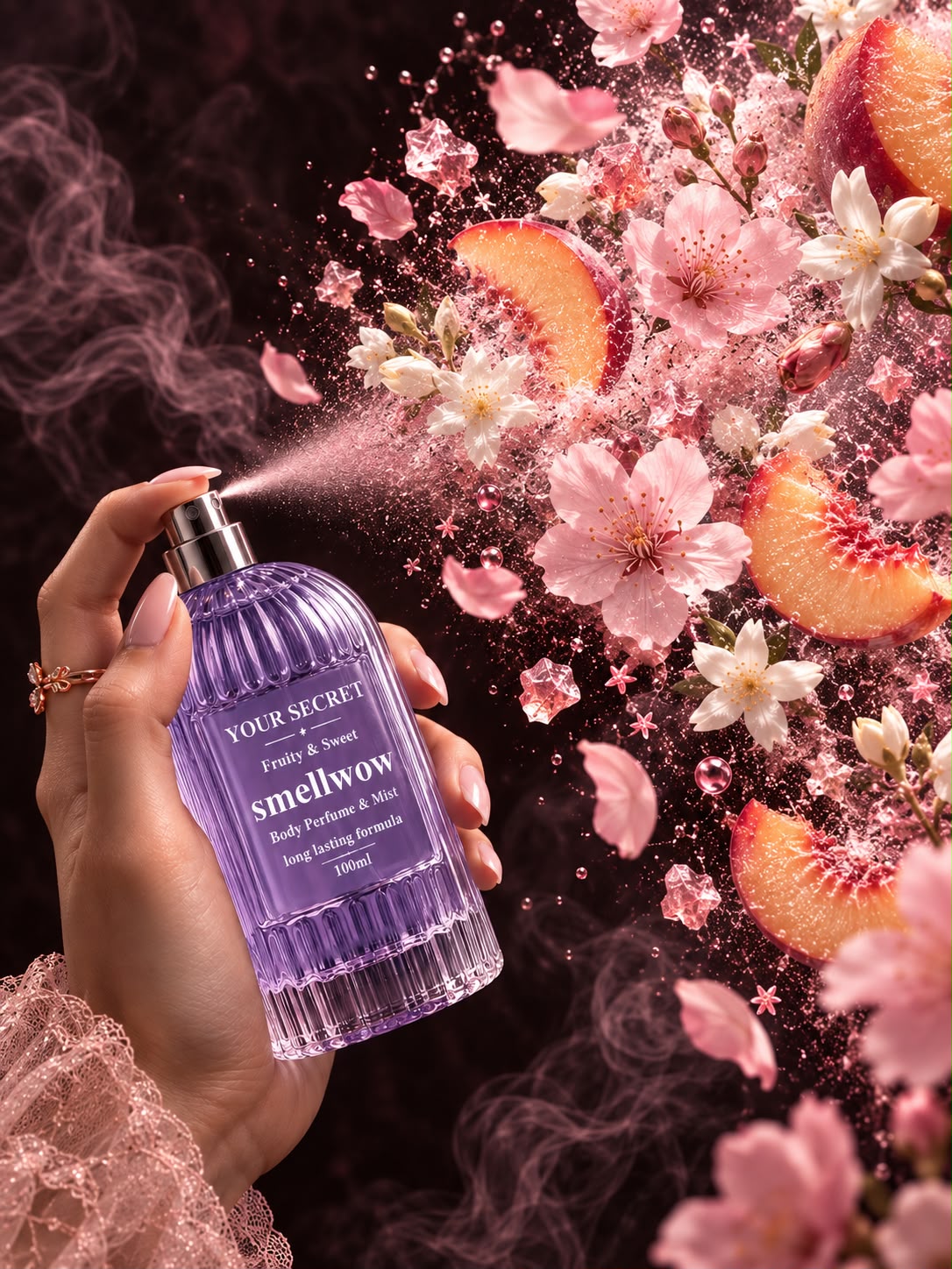 Smellwow YOUR SECRET Body Perfume & Mist Fruity & Sweet 100ml.