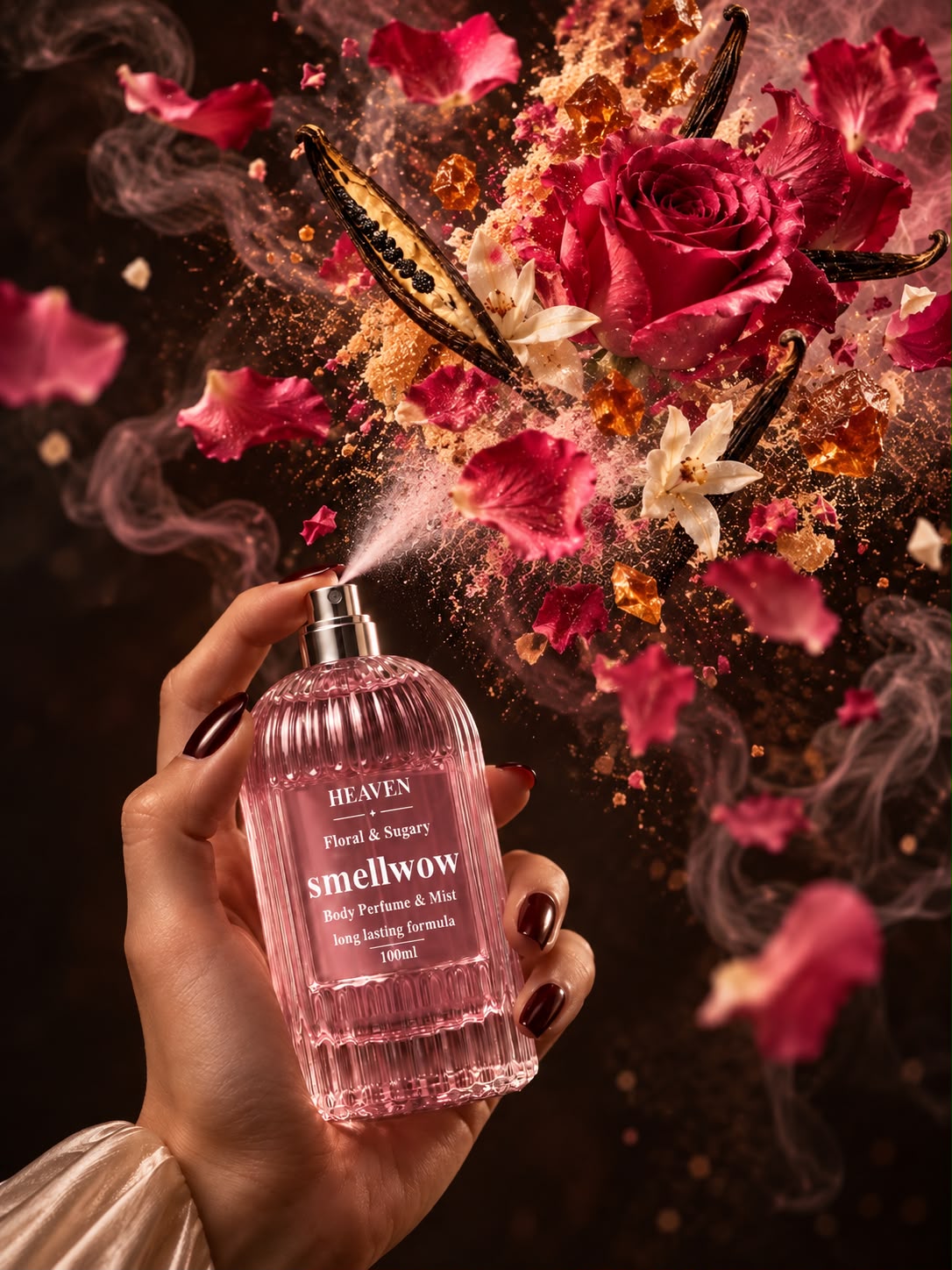 Smellwow HEAVEN Body Perfume & Mist Floral Sugary 100ml.