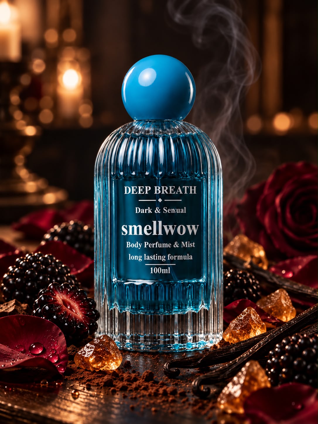 Smellwow DEEP BREATH Body Perfume & Mist Dark Senual 100ml.