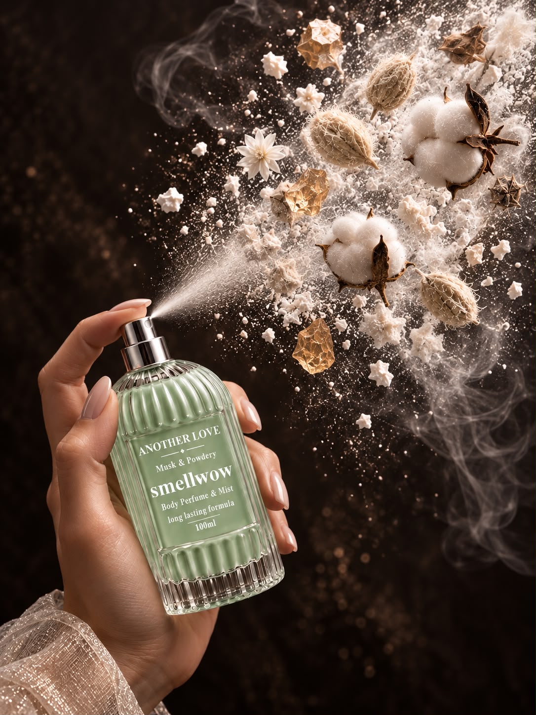Smellwow ANOTHER LOVE Body Perfume & Mist Musk Powdery 100ml.