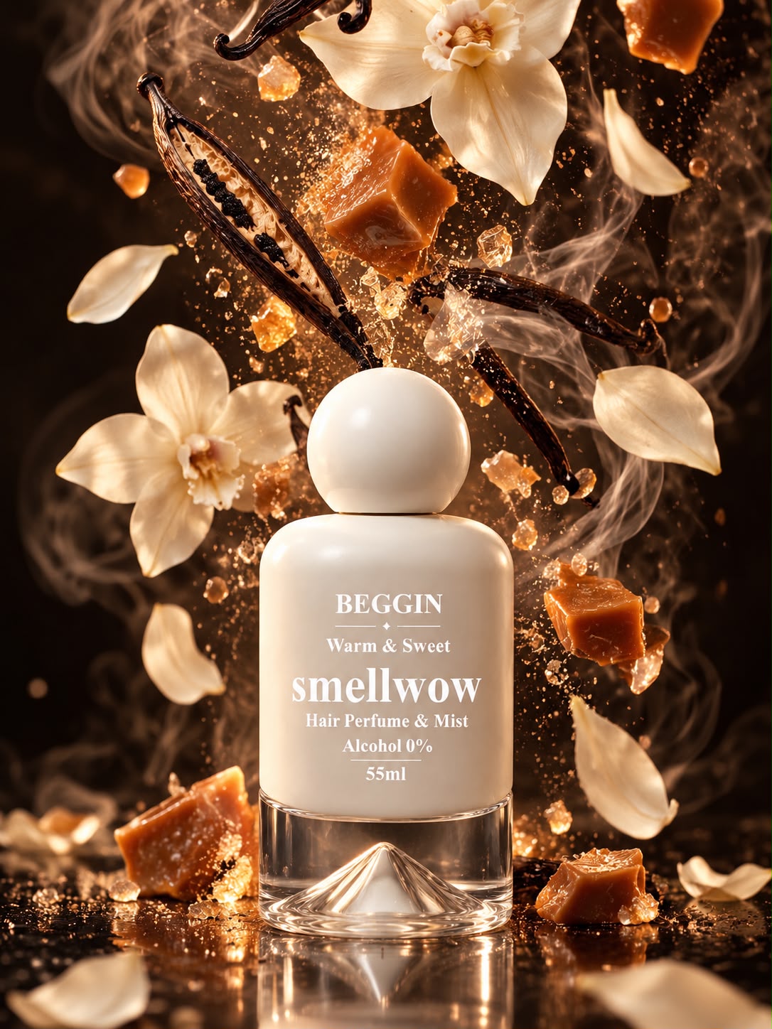 Smell wow BEGGIN Cozy Vanilla Hair Perfume & Mist 55ml - Image 3